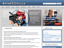 Tablet Screenshot of animecons.ca