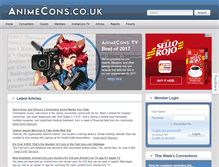 Tablet Screenshot of animecons.co.uk