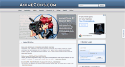 Desktop Screenshot of animecons.com